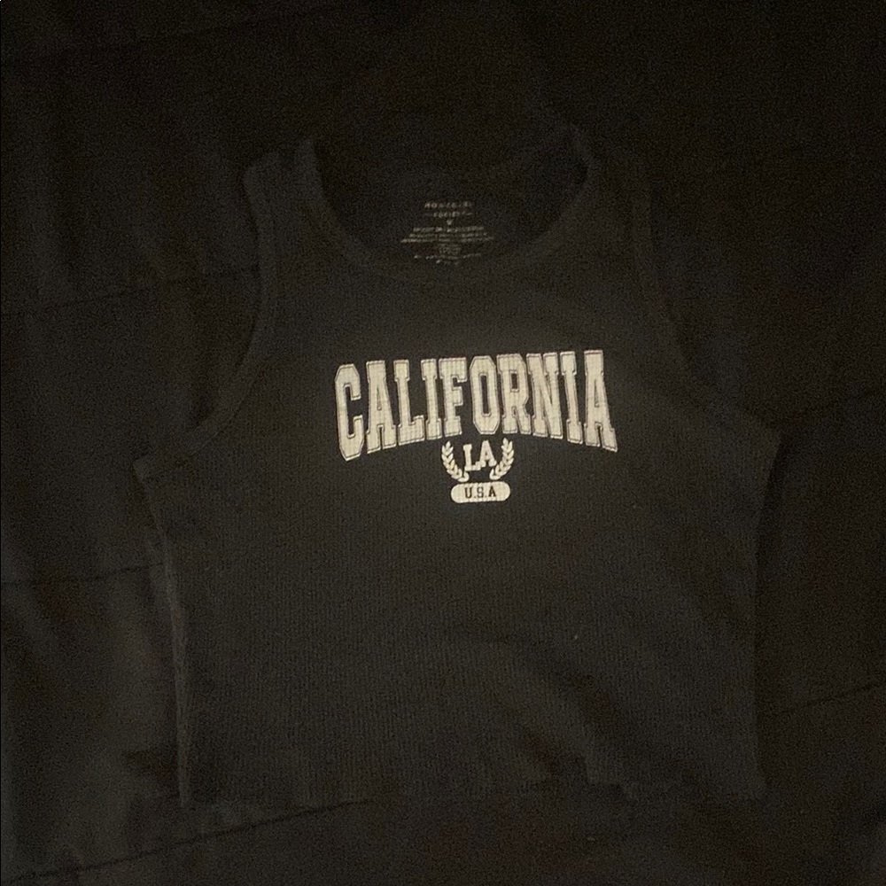 Black California LA Tank Top
